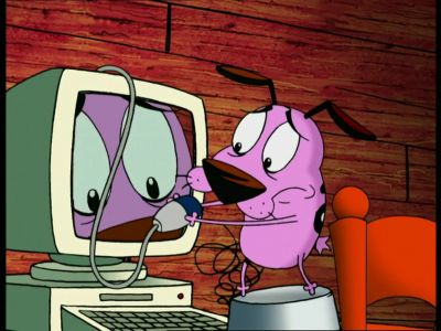 I only wanted to be a good neighbor - Courage the Cowardly Dog