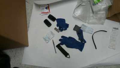 I opened it up, it had
latex gloves in there, - Interrogation Raw