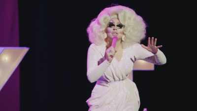 I was outside the theater
today in full face - Trixie Mattel: Skinny Legend