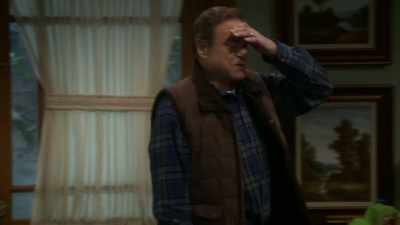I was over at the funeral home
with my crew, - The Conners