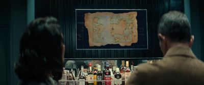 I overlaid the map
with modern satellite imagery. - Uncharted