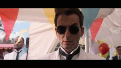 I had Penn and Teller at my
party, and I had a silent disco, - Good Omens