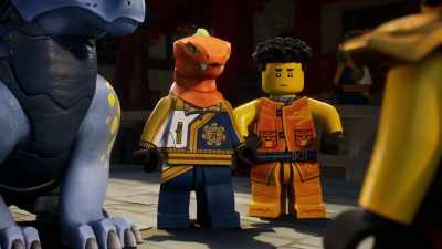 -I...
-[phone buzzing] - LEGO Ninjago: Dragons Rising