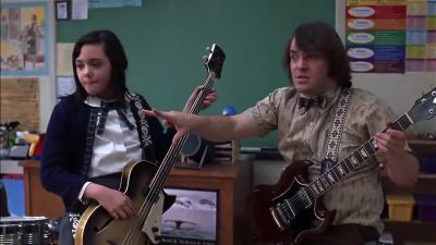 I play percussion - School of Rock