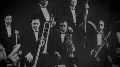 I was playing with my idol, the king. - Louis Armstrong's Black & Blues