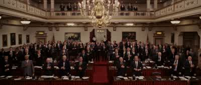 ALL I pledge allegiance to the flagof the United States of Americaand to the Republic for which it standsone nation under me ALL One nation under GodALL Indivisible with liberty and justice for allHow long do you want to do this son I've got all eternity - Evan Almighty