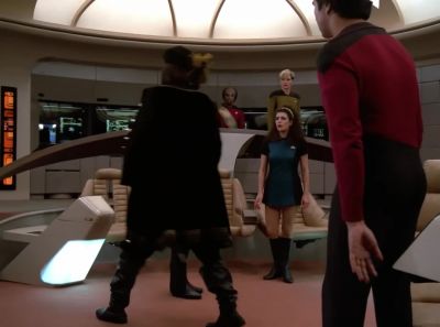 I present myself to thee
as a fellow ship captain, - Star Trek: The Next Generation