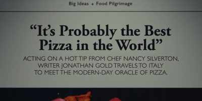 "I probably ate
the best pizza in the world." - Chef's Table: Pizza