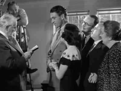 "I pronounce, they are man and wife." - The Pride of the Yankees