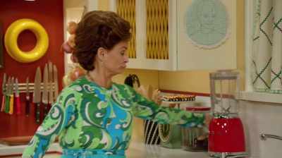 I pull them apart, and I put
them down the garbage disposal. - At Home with Amy Sedaris