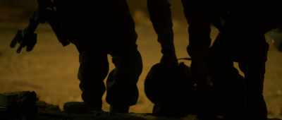 I pulled Staff Sergeant
Paulson inside the factory - Jarhead: Law of Return