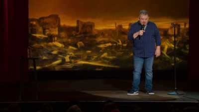 I put him down.
"I'll see you tomorrow, little rebounder." - Patton Oswalt: We All Scream