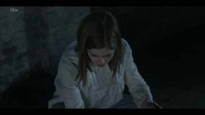 I put my hand on her neck,
tried to stop it. - Bancroft