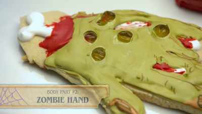  I put little bursting
 boba balls in there, - Halloween Cookie Challenge