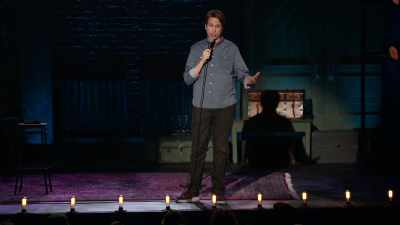 I put her on my cell phone,
it was on vibrate, got a few calls. - Pete Holmes: Dirty Clean
