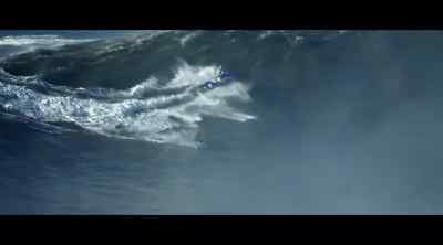 - I put him on the wave.
- I put him in the perfect spot. - 100 Foot Wave