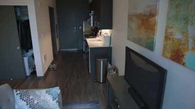 I was put up in a corporate suite
which was apparently their model unit, - The Rehearsal