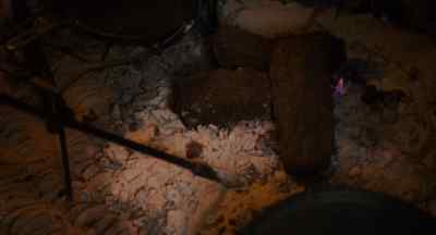 I rake this fire
as the pure Christ rakes us all... - The Secret of Roan Inish