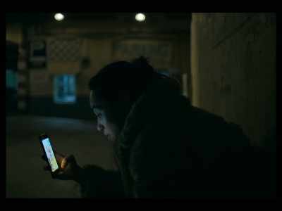 I ran into him by chance
as he was going out, - I Don't Expect Anyone to Believe Me