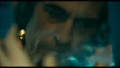 I read it was a guy in a full make-up. - Joker