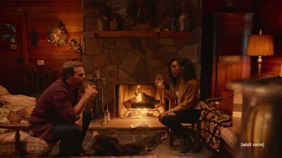 I read something the other
day, they've got that, um, - Adult Swim Yule Log