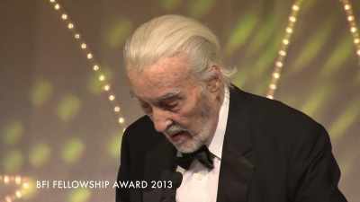 'I realised that there comes a
point at which they give you awards - The Life and Deaths of Christopher Lee