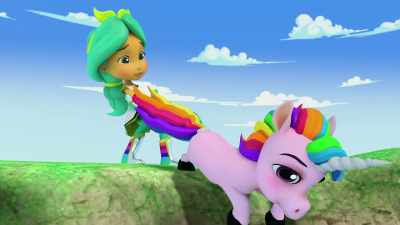 I really don't want to fall
into that tiny little space. - Rainbow Rangers