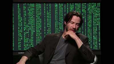 I really feel like "The
Matrix" is the event, - Keanu Reeves: The One and Only