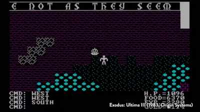 I was really obsessed. The Apple II
had some games that were images, - FPS: First Person Shooter