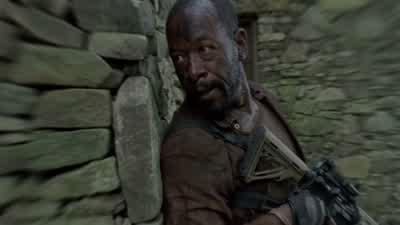 Really, put down the rifle, let's talk. - The Walking Dead