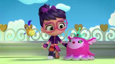 I really wanted to work together
with all my monster buddies, - Abby Hatcher