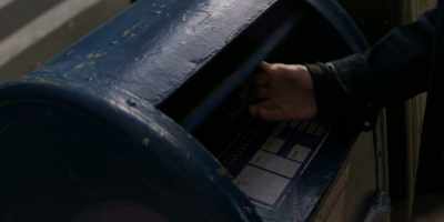 I received the
manuscript in the mail. - You