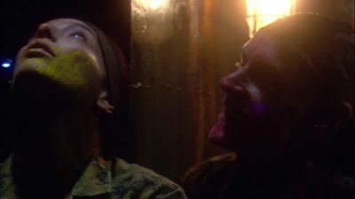 I reckon we're right
under the bunker. - Eureka