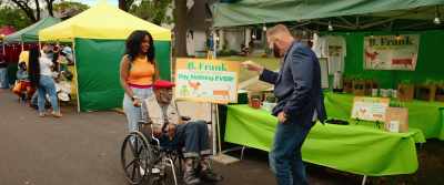 I recognize this handsome
devil from getting lined up - Block Party