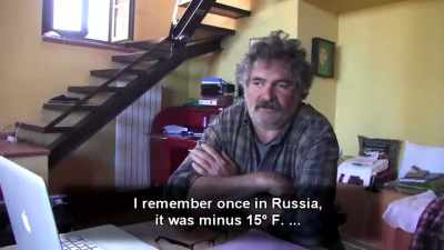 I remember being in Russia once,
at minus 26 degrees - American Moon