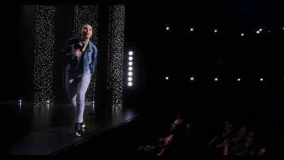 I remember being with my mom
in the Walmart frame section, - Whitney Cummings: Jokes