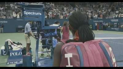 I remember I used to see you guys
training in the same place as us, and... - Naomi Osaka