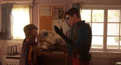I remember now.
Me and Captain Man made a bet - Henry Danger: The Movie
