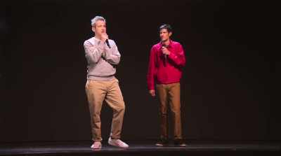 I remember one specific time
I saw Kate Schellenbach at a deli, - Beastie Boys Story