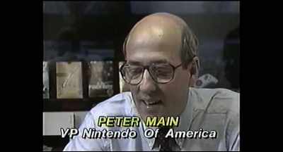 I remember Peter Main,
the Senior Vice President - Not for Resale