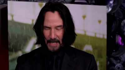 I remember the first
day that I was back in, - Keanu Reeves: The One and Only