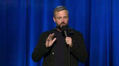 I remember the night before, I was like,
"Just be normal, have a normal night." - Nate Bargatze: The Greatest Average American