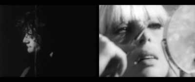 I remember the scene of Nico cutting
her bangs obsessively, - Andy Warhol's America