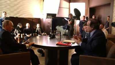 I remember him vividly
on television saying it was - The Putin Interviews