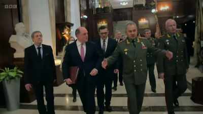 I remember as we were walking out,
General Gerasimov said, - Putin vs the West