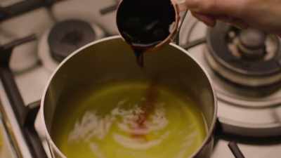 I remove the bits of orange
peel, ginger and star anise. - Nigella: At My Table