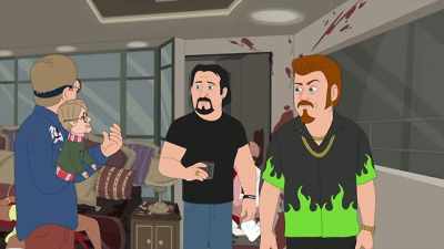 I repeat, come to the main deck
with your hands up. - Trailer Park Boys: The Animated Series