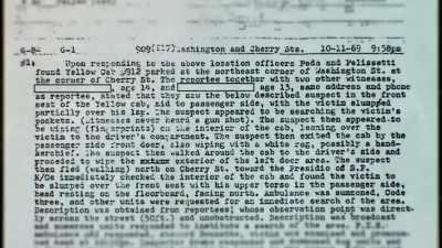 I reviewed that case
file, and I discovered - Myth of the Zodiac Killer