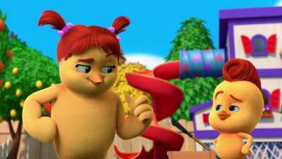 I rhymed, too.
"Serious" and "nearious." - The Chicken Squad