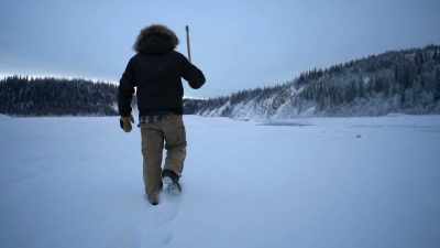 I'’m gonna start taking
cautious steps out on the ice - Life Below Zero: Next Generation